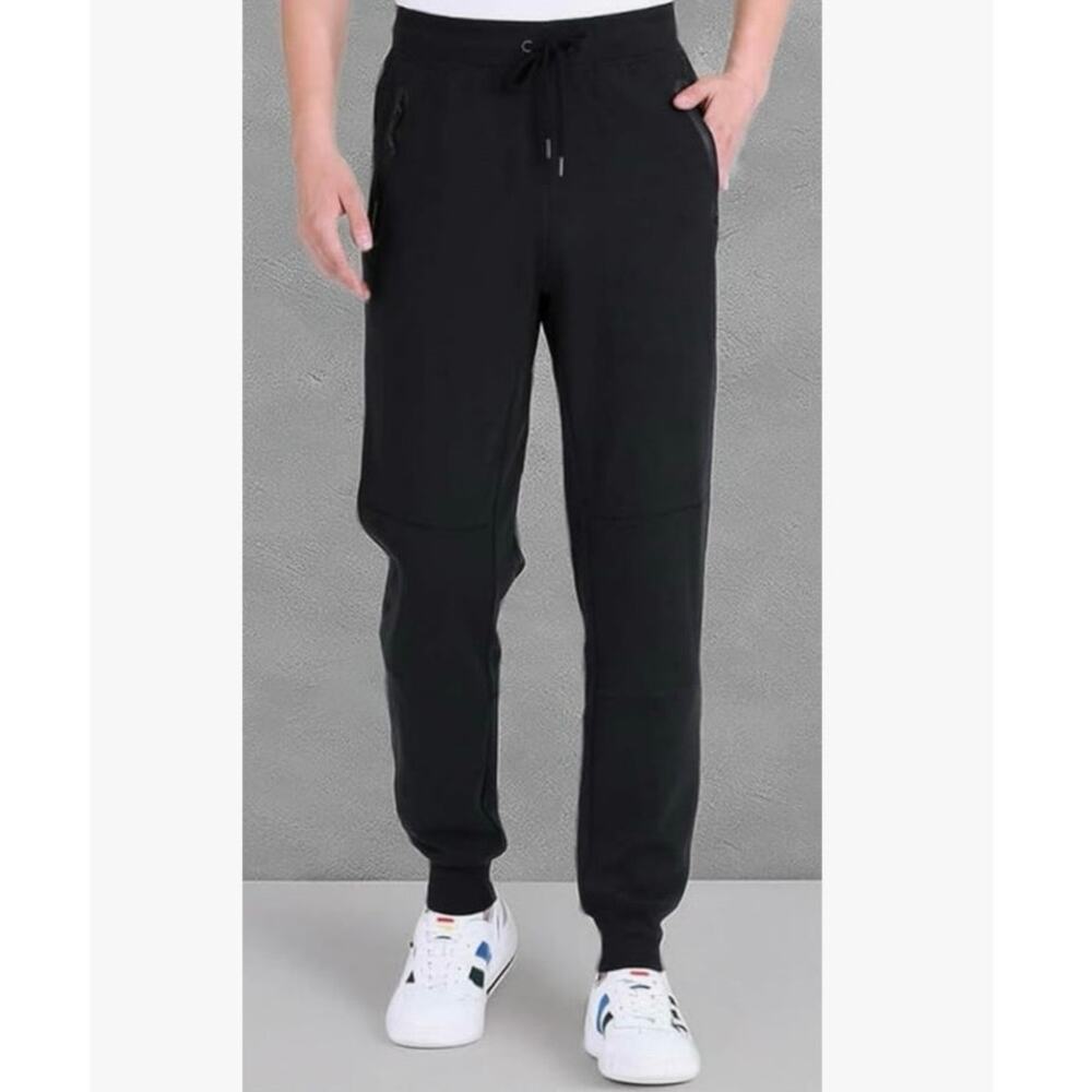 SPYDER Active ProWeb Tapered Leg Performance Joggers Black Men's Size S - Picture 2 of 15